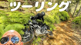 ビッグオフだけのツーリングってこんな感じ？まぁ転倒するよね。バイクだものオフロードだし٩( ᐛ )۶