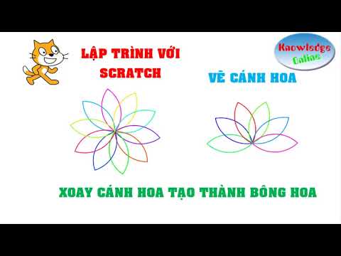 LẬP TRÌNH SCRATCH || HƯỚNG DẪN VẼ BÔNG HOA VÀ HOA SEN || KIẾN THỨC ONLINE | Foci