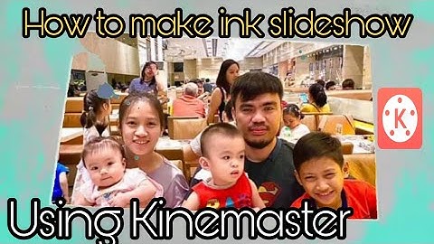 HOW TO MAKE TECHRAM PHOTO SLIDESHOW USING KINEMASTER | KINEMASTER TUTORIAL | Eloi cuttiefy