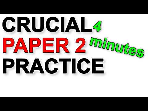 CRUCIAL A Level Physics Paper 2 Practice