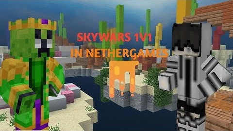 MINECRAFT 1 v 1 SKYWARE WITH MY FRIENDS IN NETHERGAMES IP=PLAY.NETHERGAMES.FUN  @Mr.a_rmc