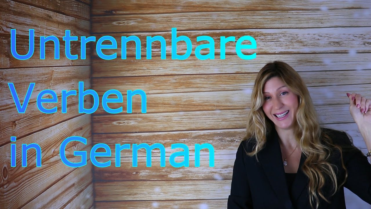 Untrennbare Verben German Inseparable Verbs YouTube untrennbare-verben-german-inseparable-verbs-youtube