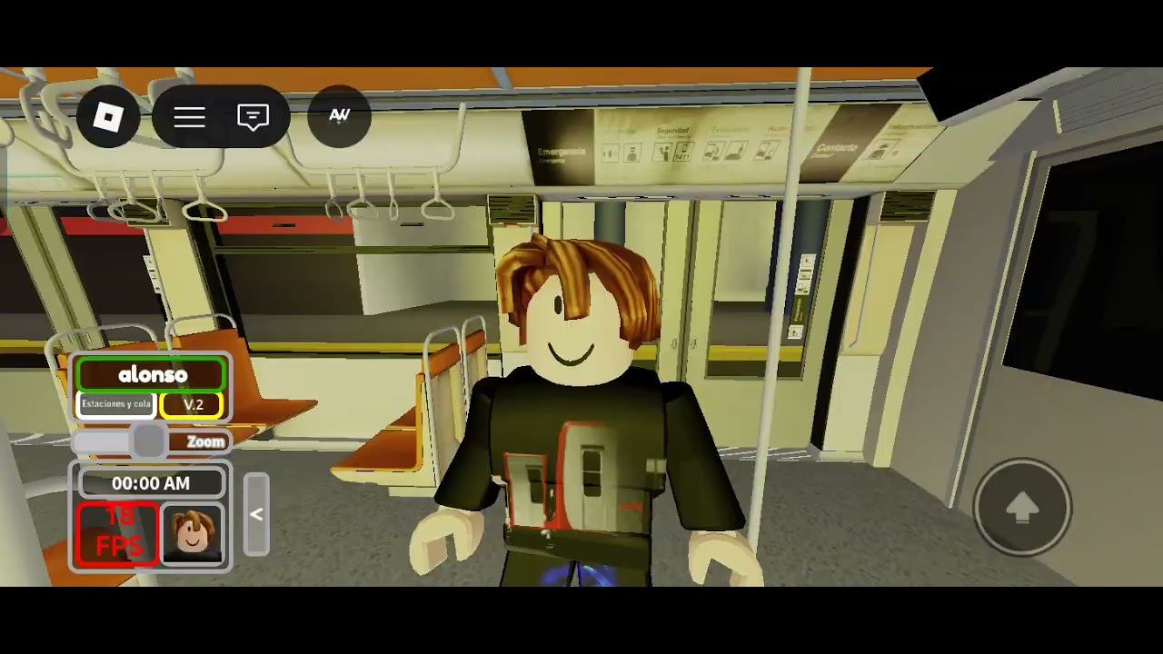 grabando trenes de Linea 1 del metro de santiago