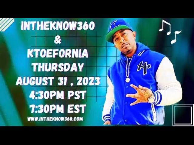 💙Presenting Mr. Ktoefornia - Rapper/Actor/Song Writer/Hip Hop Activist