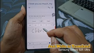 How to Translate Handwriting with Google Translate on Samsung Galaxy S25 Ultra