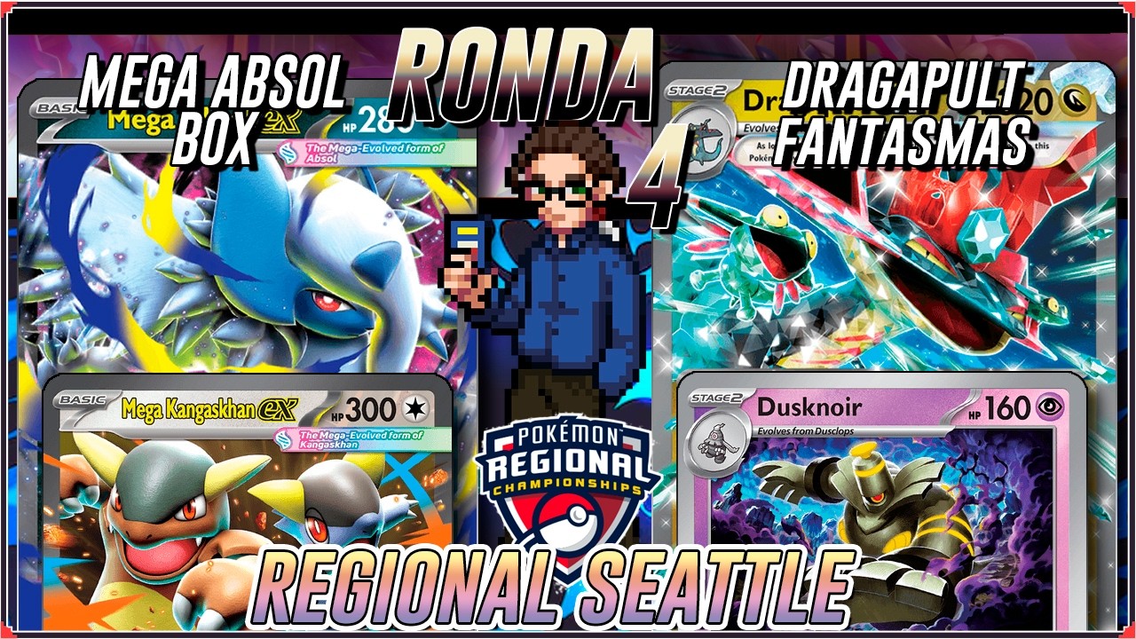 R4 TCG POKEMON  Seattle Regional en ESPAÑOL | Mega Absol BOX vs Dragapult ex