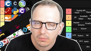 Programming Language Tier list done by a literal Pro