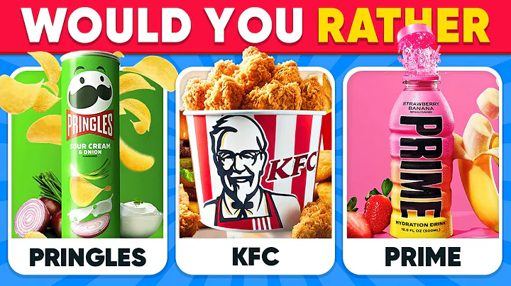 😋 Would You Rather - FOOD Edition! 🍔🍗🥤 Daily Quiz