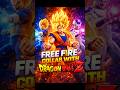 FREE FIRE x DRAGON BALL Z 😱 GOKU & VEGETA BUNDLE #shortsfeed #bloodlinera #tondegamer