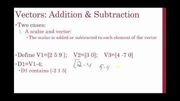 Lecture 2 MATLAB Basics Vectors