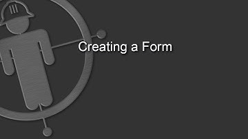 Creating a Form in PointMan