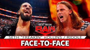 Seth "Freakin" Rollins & Riddle Face-to-Face (Full Segment)