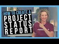 Project management status reports what to include