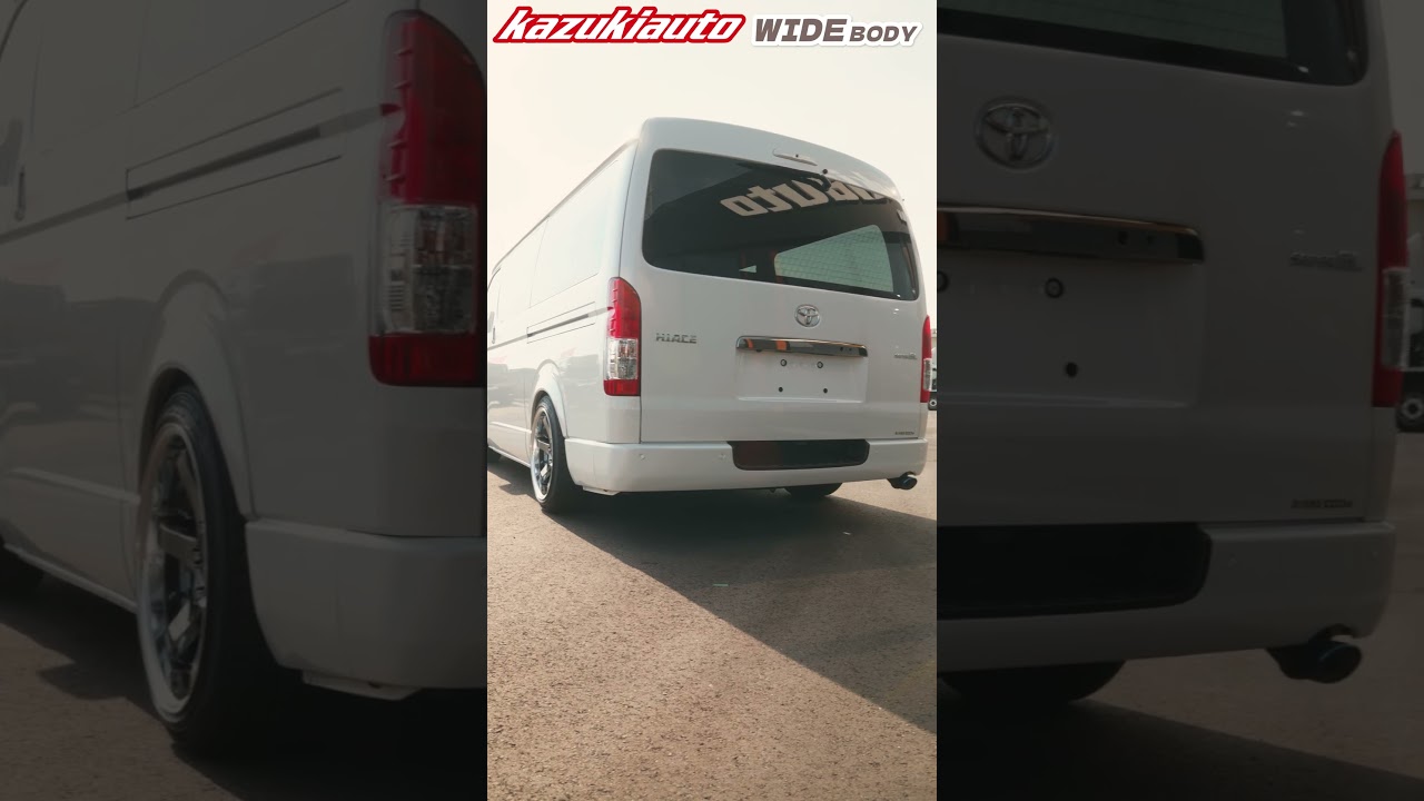 仕事も遊びもこなすワイドボディ！積んで、走って、遊べるワイド♪