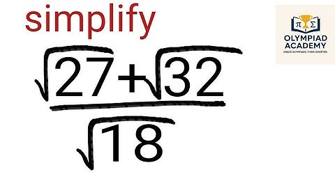 A Nice Algebra Problem Solve | Math Olympiad Question
