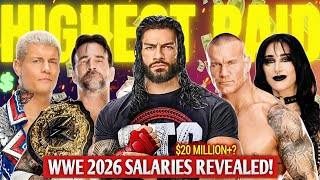 Top 10 Highest Paid WWE Superstars In 2026 💰 | Roman Reigns' BIGGEST Contract - WWE 2026 Salaries