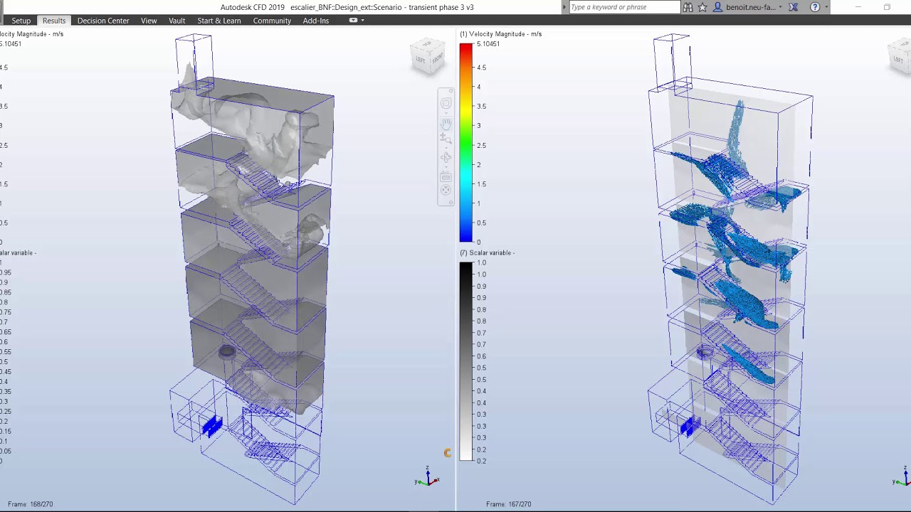 Autodesk CFD Simulation D extraction Des Fum es Dans Une Cage D Autodesk cfd simulation d extraction des fum es dans une cage d
