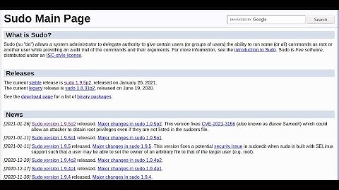 How to patch sudo CVE 2021 3156