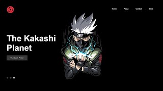 How To Make Website Using HTML And CSS | Website Design With HTML And CSS #coding #html #css #naruto