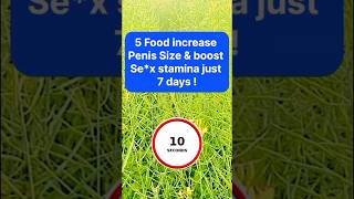 5 Food increase Penis Size 👇 #communityhealthofficer #shorts #stamina