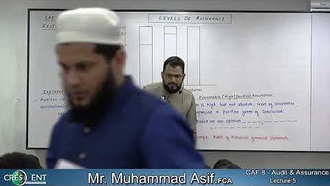 CAF-8-Audit Assurance lecture 5  by Sir Asif CA