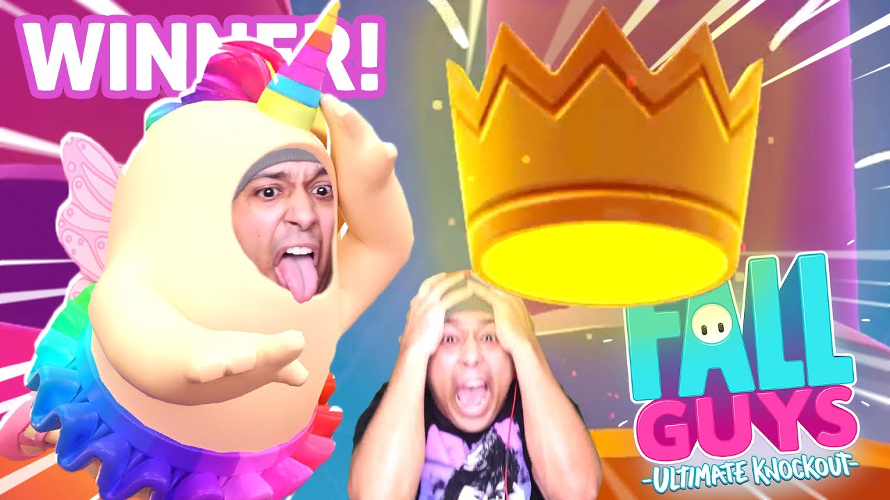 I WON! I WON! MY FIRST CROWN!! I'M SCREAMING!! [FALL GUYS] [#03]