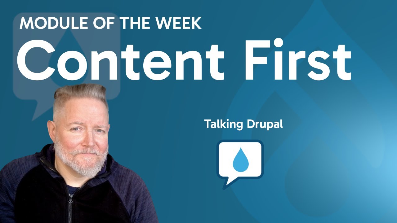 Drupal Module: Content First - YouTube