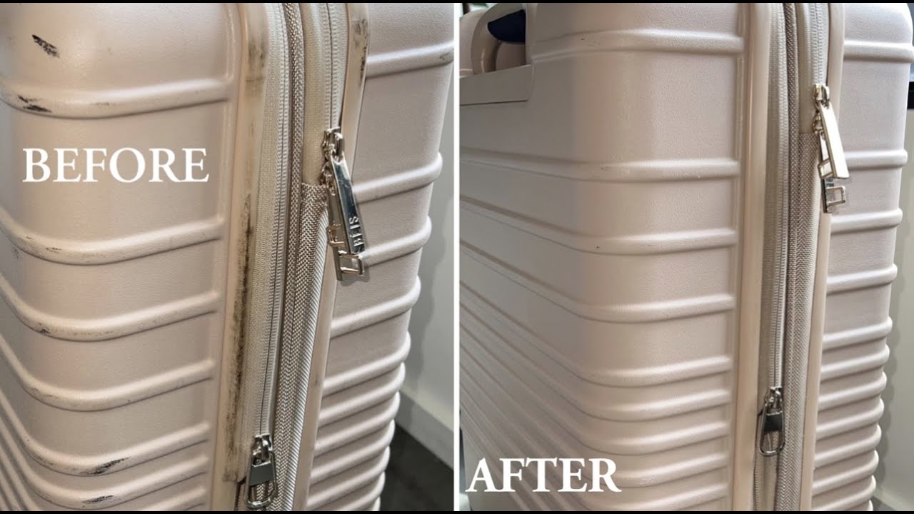 How to clean your BÉIS luggage! (with household cleaning supplies