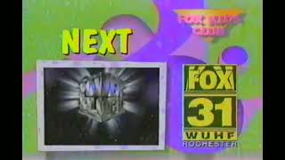 Beast Wars Transformers Power Block Promo Fox 31 WUHF
Heres a rare promo of Power Blocks Beast Wars Transformers during after finishing an episode of Samurai Pizza Cats.
Both shows were under the syndicated market during weekday mornings, especially when I had to get up to get ready for................school.
But at least my Dad recorded episodes on VHS Tape for me when I get home from School and then I can freely watch it.
I miss those golden age years. We need this back. Beast Wars Transformers Power Block Promo Fox 31 WUHF