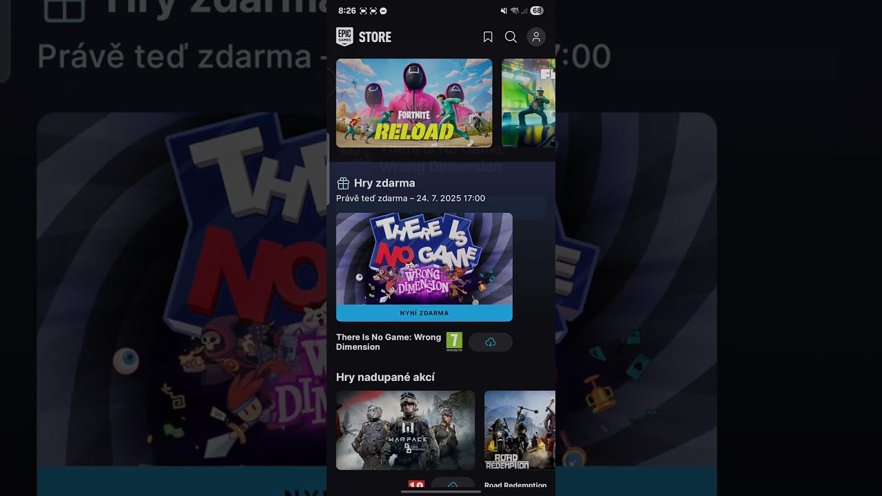 Hra ZDARMA na mobilní zařízení od 