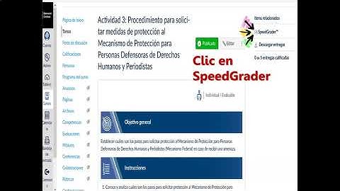 Cómo calificar tareas en CANVAS