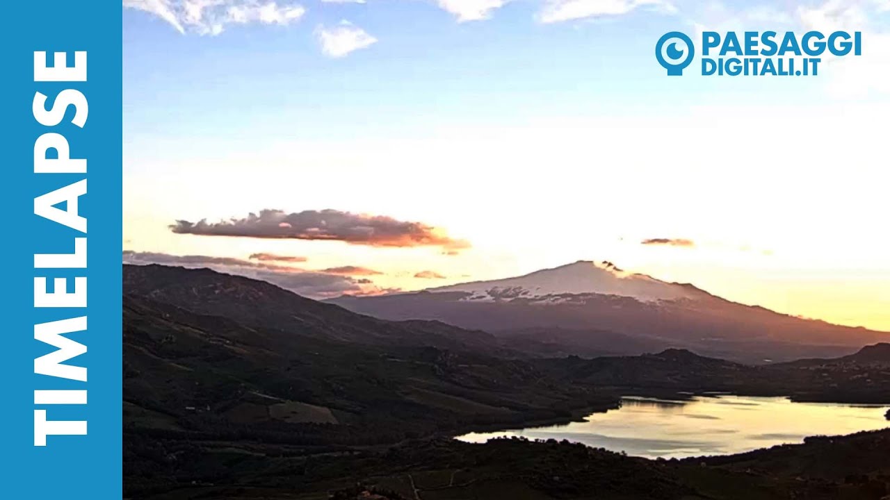 Alba sull'Etna 15 Dicembre 2021 - Time Lapse