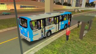 [OMSI 2] TRABALHANDO na LINHA 233A VIA CORREDOR l ÔNIBUS MIDI VW LOTADO - MAPA SavoyM ► G27 screenshot 5