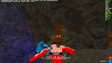 Marics Underneath map for Quake 2 CTF Supermale flying flag capture
