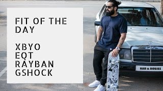 Fit Of The Day - adidas Originals XBYO, EQT Support Triple White, RayBan and G Shock (Lookbook)
