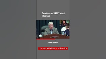 Gary Gensler SILENT about Ethereum