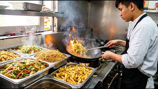 Wok Mastery Unveiled: Inside a Chinese Street Food Production