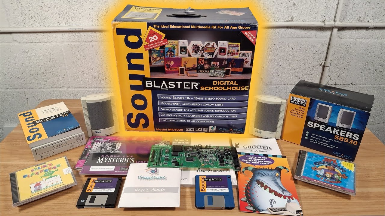 Creative Labs Sound Blaster 16 Box Set MK4029 - YouTube