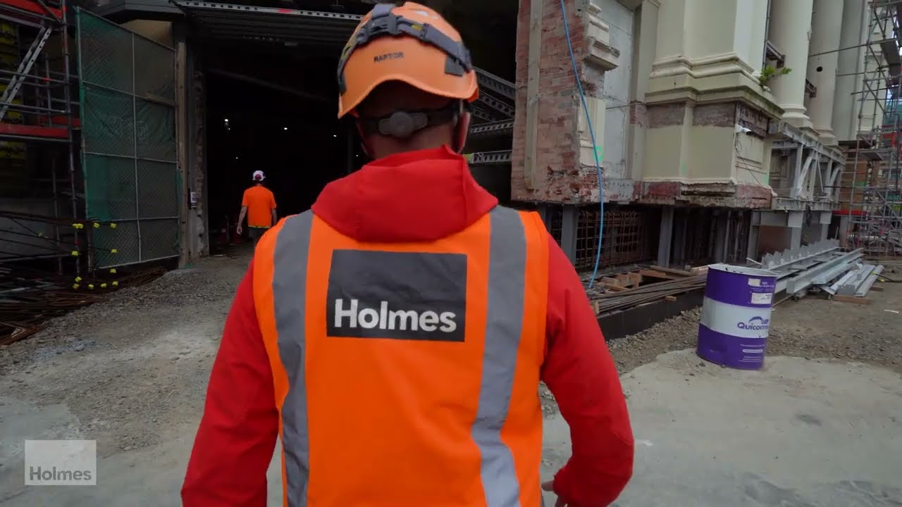 Base Isolation of Wellington Town Hall by Holmes