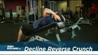 Abdominal (decline reverse crunch)