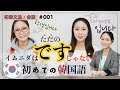 初級文法【初級会話#001】名詞の述語입니다/입니까?韓国語で自己紹介をしてみよう！