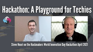 Steve Nouri on Hackathons as Playgrounds for Techies