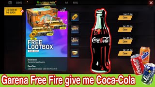 Garena free fire gift me Coca-Cola soft cold drinks screenshot 5