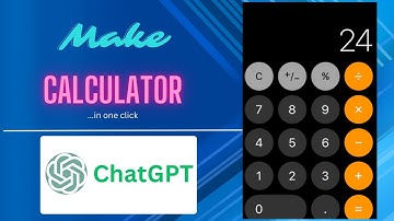 Make a Calculator App in just one click using ChatGPT #openai #chatgpt