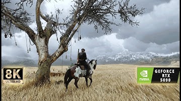 RDR2 in 8K Photorealism | RTX 5090 Next-Gen Graphics Mod Showcase!