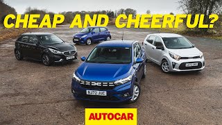 Britain&#39;s best cheap cars - Dacia vs Hyundai vs MG vs Kia | Autocar