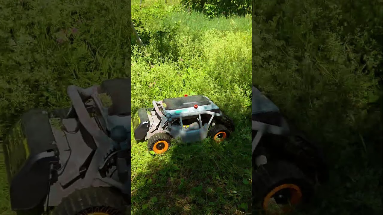 Mindenen átmegy ez az RC fűnyíró #mowrator #rc #lawnmower #rclawnmower #rendeljkinait #review