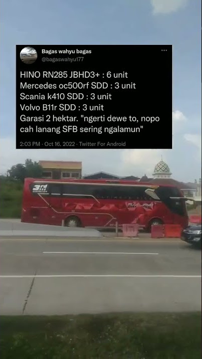 STORY WA LITERASI QUOTES BUS || Tanjung Mas ninggal janji || Tol Transjawa KM 417