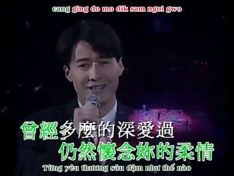 (Vietsub + jyutping)  "Đêm mưa lạnh quên tình" 忘情冷雨夜 (1991 & 1995) - Lê Minh 黎明