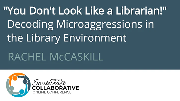 Rachel McCaskill: "You Don't Look Like a Librarian...
